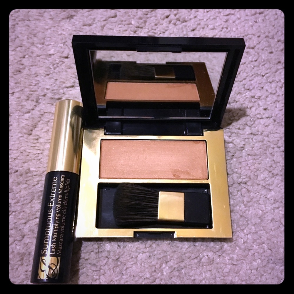 Estée Lauder bronzer & Mascara.